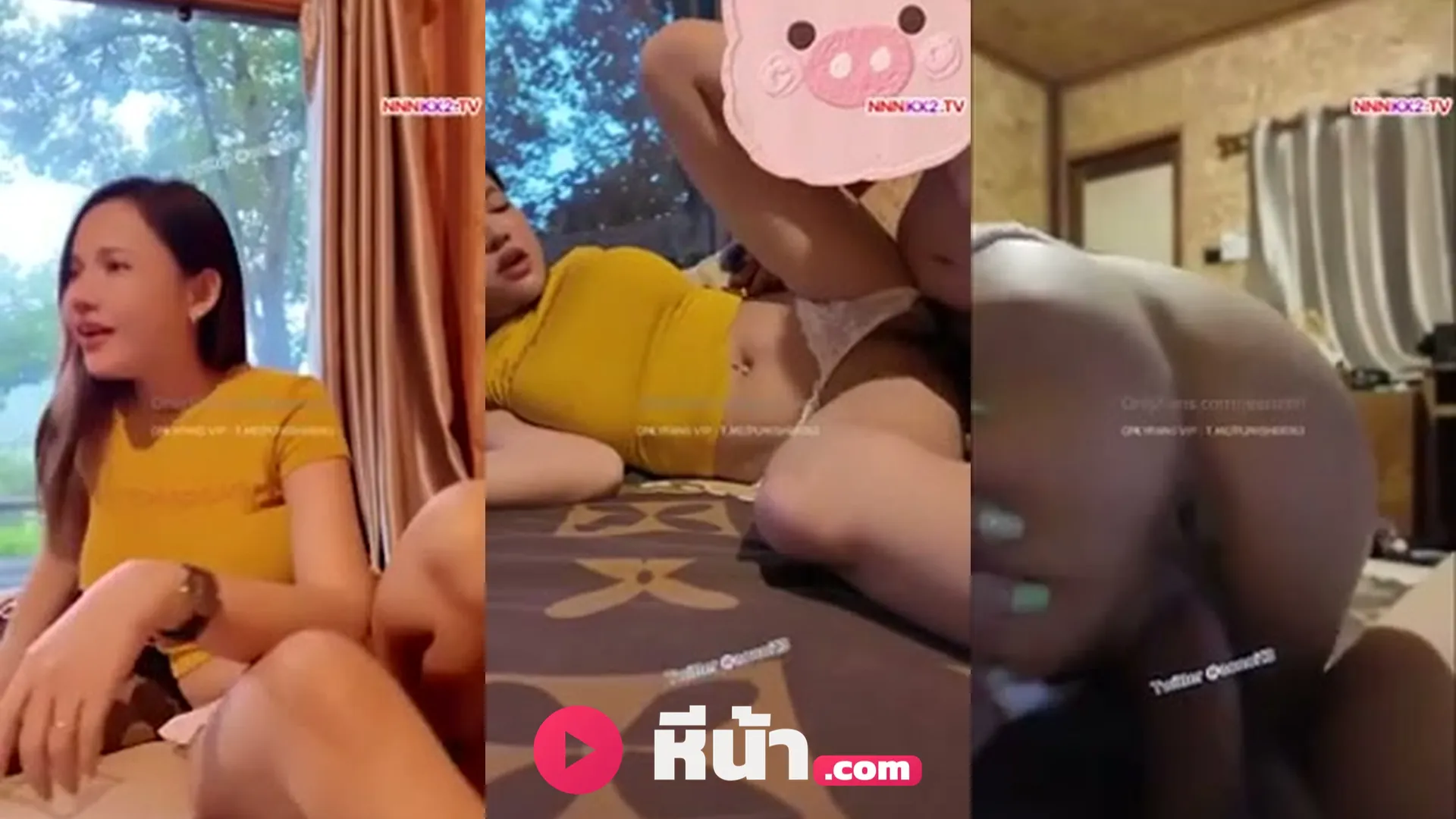 คลิปหลุดทางบ้าน คลิปโป๊ jeenzen นัดเย็ดพี่เทพ แหกหียั่วแฉะจับยัดเสียบสดขย่มมิดด้ามน้ำแตกราดปาก